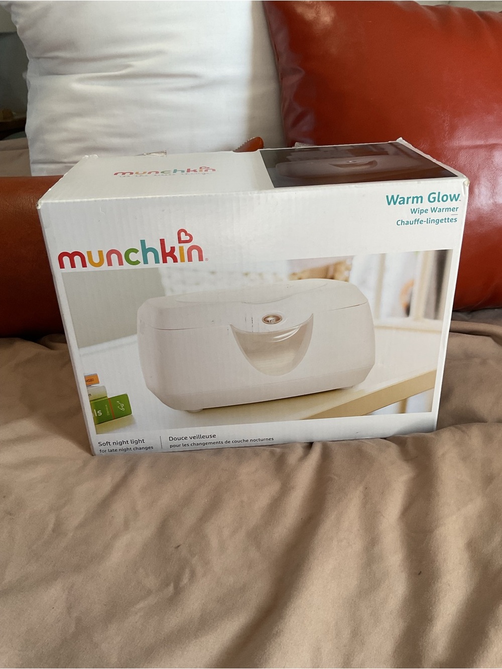 Munchkin White Warm Glow Wipe Warmer with Soft Night Light NWT - Picture 3 of 9